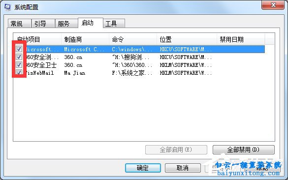 win7系統(tǒng)怎么不使用殺毒軟件優(yōu)化開(kāi)機(jī)啟動(dòng)項(xiàng)步驟