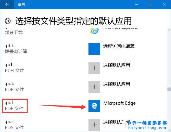 win10系統(tǒng)怎么默認(rèn)使用edge瀏覽器打開pdf文件步驟