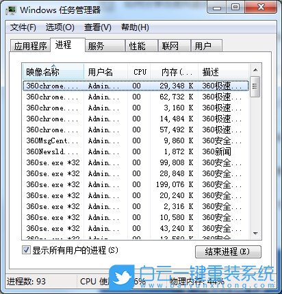 Win7,任務(wù)管理器,PID步驟
