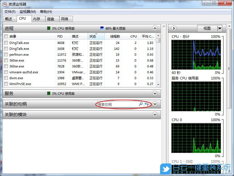 Win7,關(guān)聯(lián)的句柄步驟