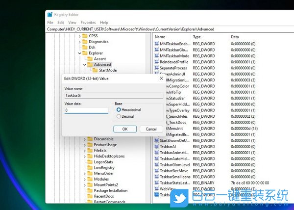 Win11,桌面任務欄,任務欄設置步驟