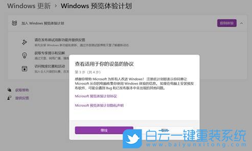 Win11,預(yù)覽計劃,加入預(yù)覽計劃,退出預(yù)覽計劃步驟